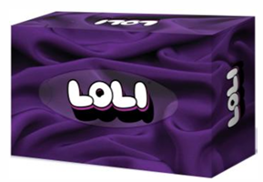 Салфетки в  коробке Loli MINI  100 листов