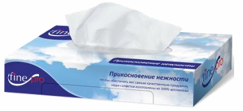 Салфетки в коробке  Fine Pro Premium  90 листов