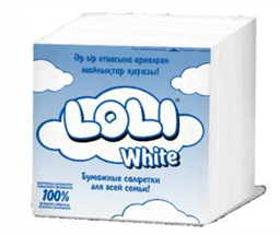 Сервисные  салфетки Loli  White 90 шт.