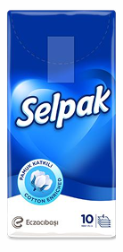 Бумажные платочки  Selpak Classic 4 сл.10 шт.