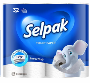 Туалетная бумага «Selpak» 3 сл. 32 рулона