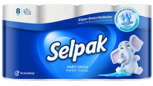 Туалетная бумага «Selpak» 3 сл. 8 рулона