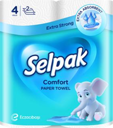 Туалетная бумага «Selpak» Comfort 2 сл. 4 рулона