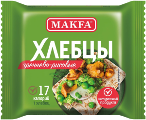 Makfa Хлебцы воздушные гречнево-рисовые 60 гр