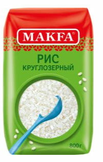 Makfa Рис шлифованный круглозерный 400гр