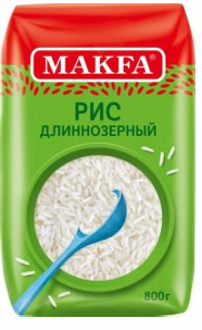 Makfa Рис шлифованный длиннозерный 400 гр