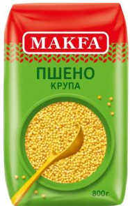 Makfa Крупа пшено шлифованное 800гр