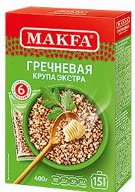 Makfa Крупа греч. ядрица быстр. приготовления, 400 гр