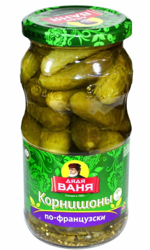 Корнишоны Дядя Ваня  по-французски 680 гр.