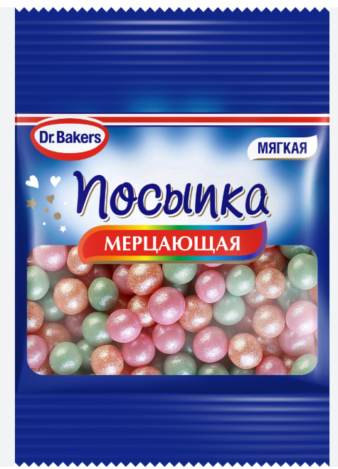 Dr.Bakers Посыпка Мерцающая 10г