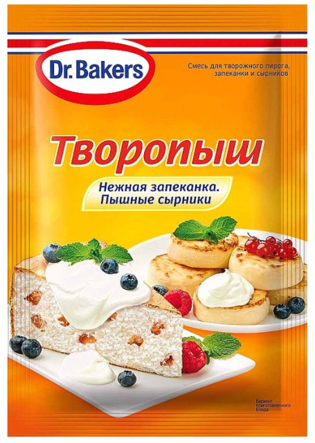 Dr.Bakers Творопыш смесь для творож.пирогов 60г