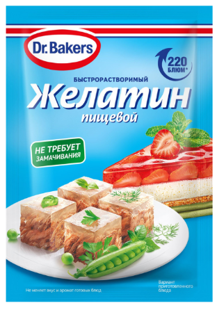 Dr.Bakers Желатин 30г
