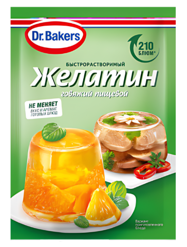 Dr.Bakers Желатин говяжий 20гр