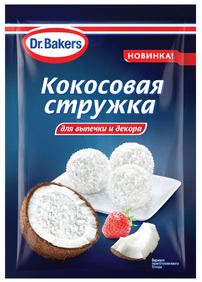 Dr.Bakers Кокосовая стружка 50гр