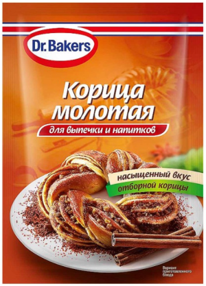 Dr.Bakers Корица молотая 8гр