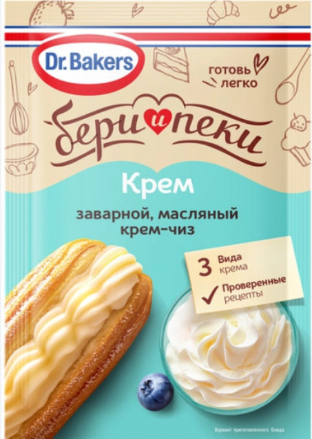 Dr.Bakers Крем заварной масляный крем-чиз 75гр