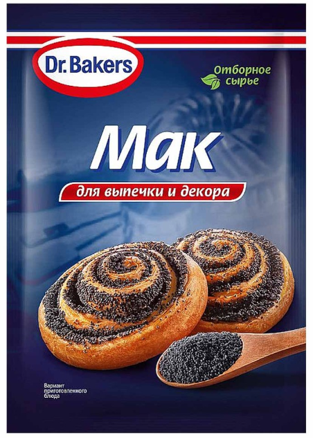 Dr.Bakers Мак пищевой 80гр
