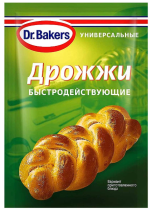Dr.Bakers Дрожжи сухие мгновенн действия 7гр
