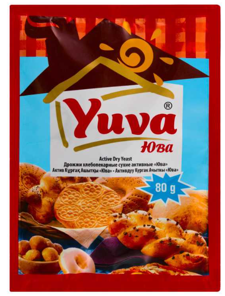Yuva дрожжи  80гр