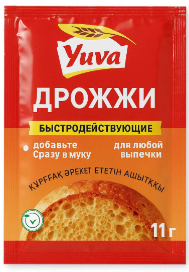 Yuva дрожжи 11гр