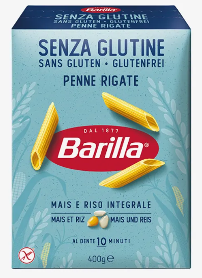 Barilla Penne Rigate Senza Glutine (ПЕННЕ РИГАТЕ БЕЗ ГЛЮТЕНА) 400гр