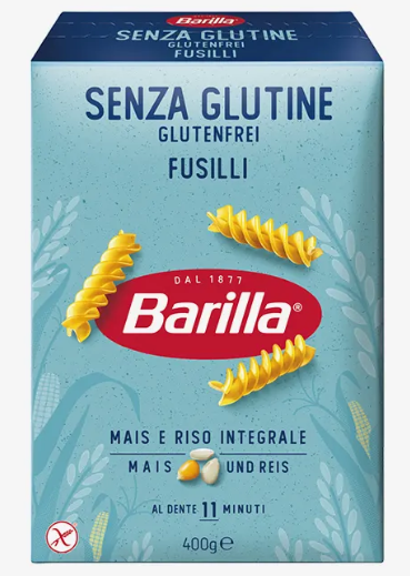 Barilla Fusilli Senza Glutine (ФУЗИЛЛИ БЕЗ ГЛЮТЕНА) 400гр