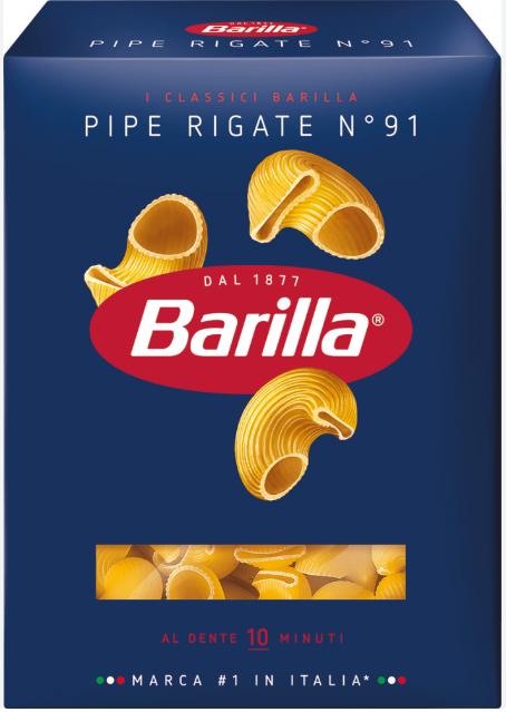 Barilla Паста Pipe rigate (ПИПЕ РИГАТЕ) 450 гр