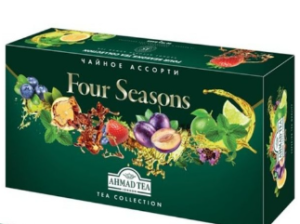 Пакет/чай Ahmad Tea Чайное Ассорти 4 сезона 15 вкусов, 90шт