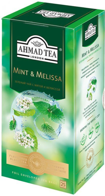Пакет/чай Ahmad Tea Мята-Мелисса 25шт