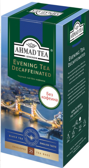 Пакет/чай Ahmad Tea Вечерний Чай" чёрный 25шт