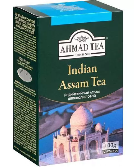 Лис/чай Ahmad Tea Индийский чай Ассам 100г в коробке
