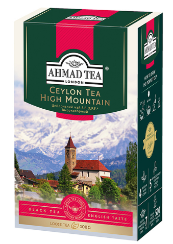 Лис/чай Ahmad Tea Цейлонский чай высокогорный FBOPF 200г в коробке