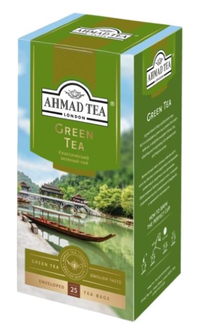 Пакет/чай Ahmad Tea Зеленый чай 25шт