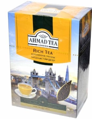 Гранулированный чай Ahmad Tea Rich Tea, 100г в коробке