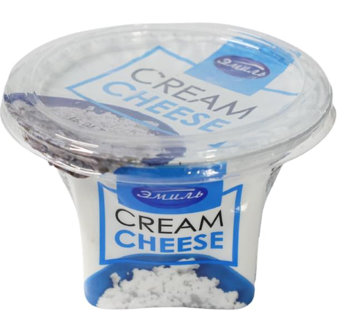 Эмиль Сыр творожный сливочный  "Cream Cheese", 55%, 160гр.