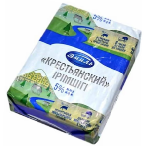 Эмиль  Творог Крестьянский, 5%, фольга, 180гр.