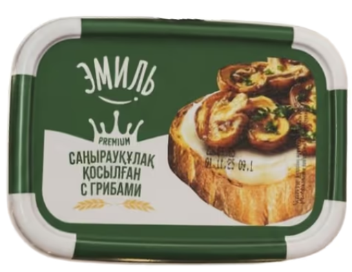 Сырный продукт Эмиль плавленый с грибами 55% 170гр ванна