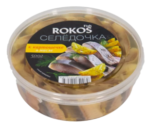 Rokos Fish Селедочка к картошечке в масле 500гр