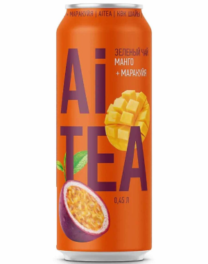 Зеленый Чай "Ai Tea" Манго-Маракуйя 0,45 а/б