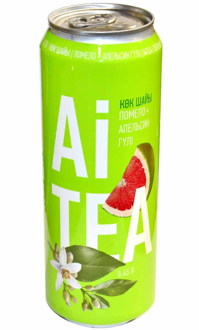 Зеленый Чай "Ai Tea" Помело-Цветок Апельсина 0,45 а/б