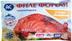 Филе форели свежемороженое в соусе Болоньезе 350гр Ак Фиш