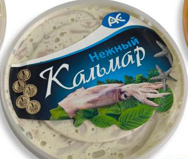Пресерва Кальмар "Нежный" 160гр Ак Фиш