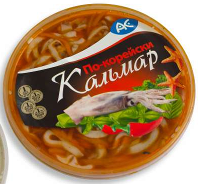 Пресерва Кальмар "По-корейски" 160гр Ак Фиш