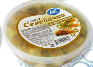 Пресерва "Селедочка подкопченая в ароматном масле" 200гр Ак Фиш
