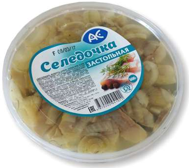 Пресерва "Селедочка Застольная" в масле 500гр Ак Фиш