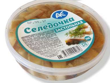Пресерва "Селедочка Застольная" в масле 200гр Ак Фиш