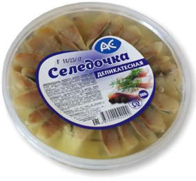 Пресерва "Селедочка Деликатесная в масле" 500 гр Ак Фиш