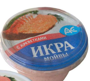 Икра мойвы с креветками в соусе пл/б, 180 гр. АС Ак Фиш