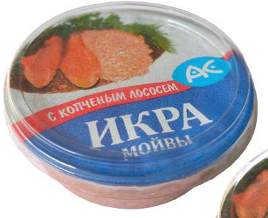 Икра мойвы с копч. лососем в соусе пл/б, 180 гр. АС Ак Фиш