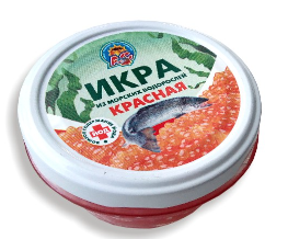 Икра красная из морских водорослей, 113гр АС, с/б Ак Фиш
